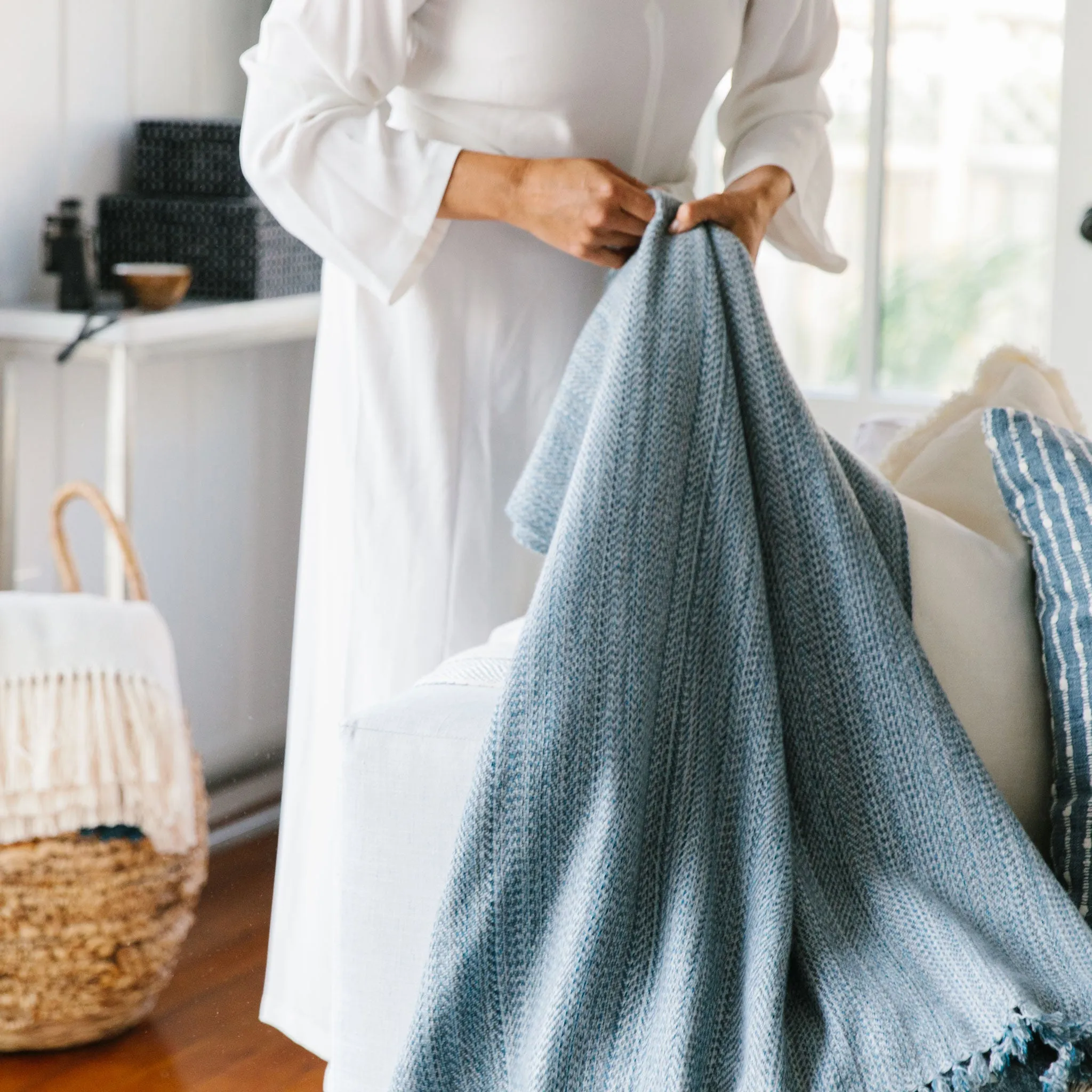 Marlin Handwoven Cashmere Throw