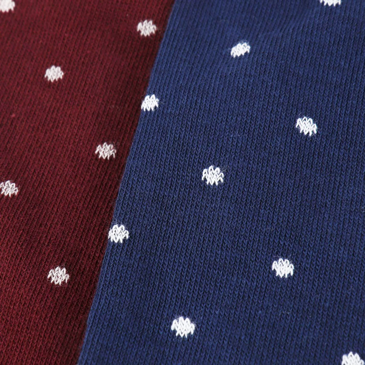 Men's Formal Pin Dot Cotton Socks