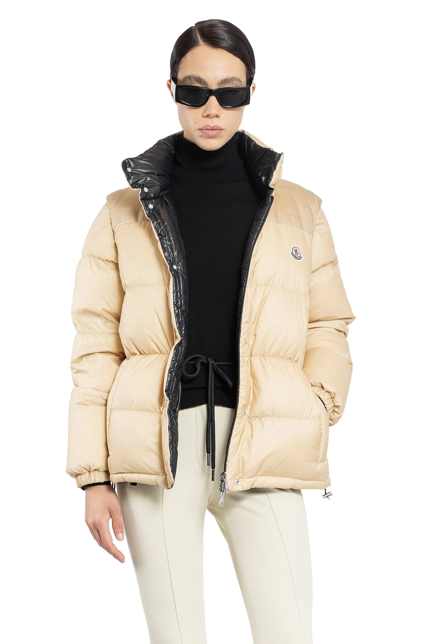 MONCLER WOMAN BEIGE JACKETS