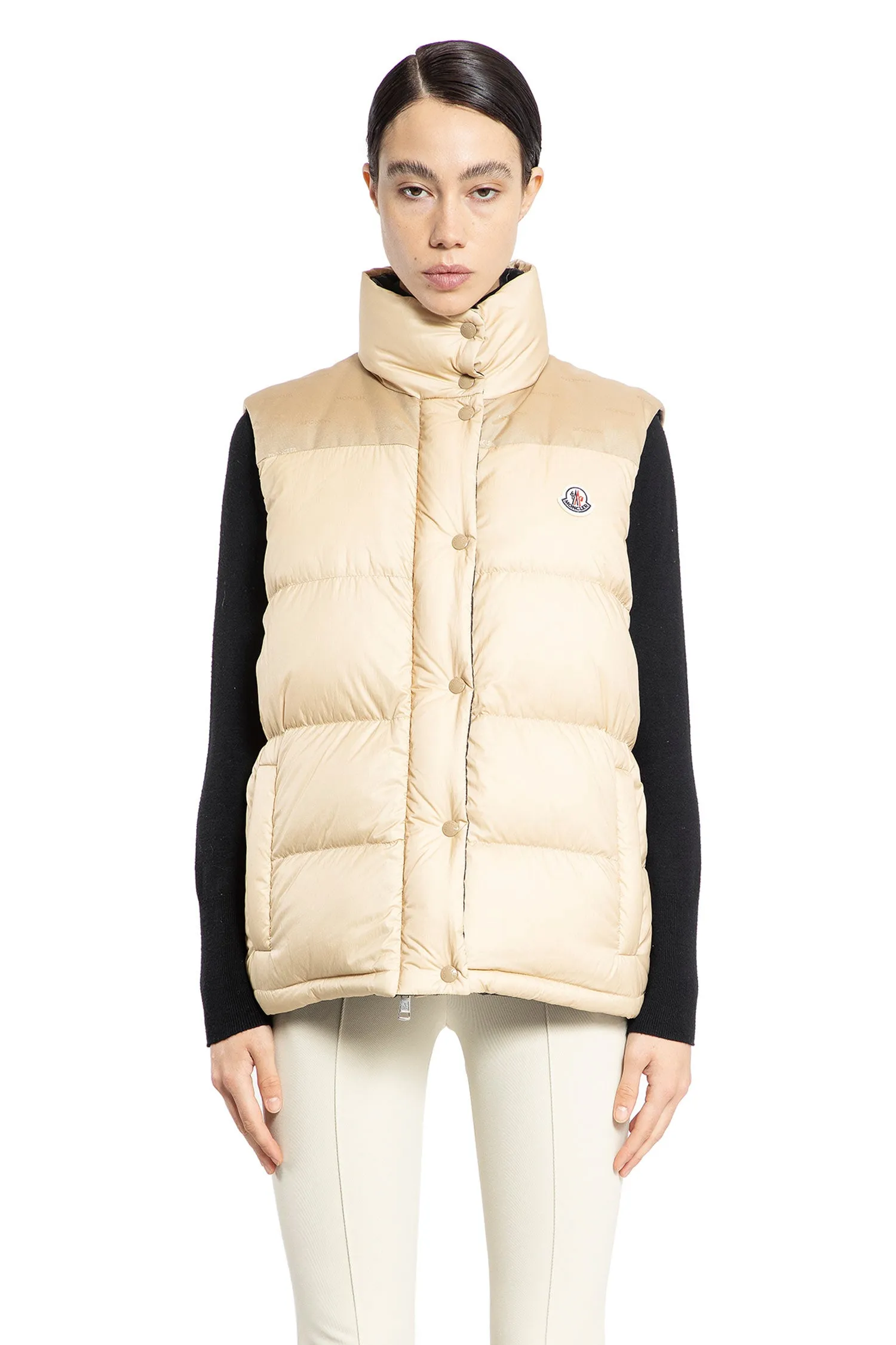 MONCLER WOMAN BEIGE JACKETS