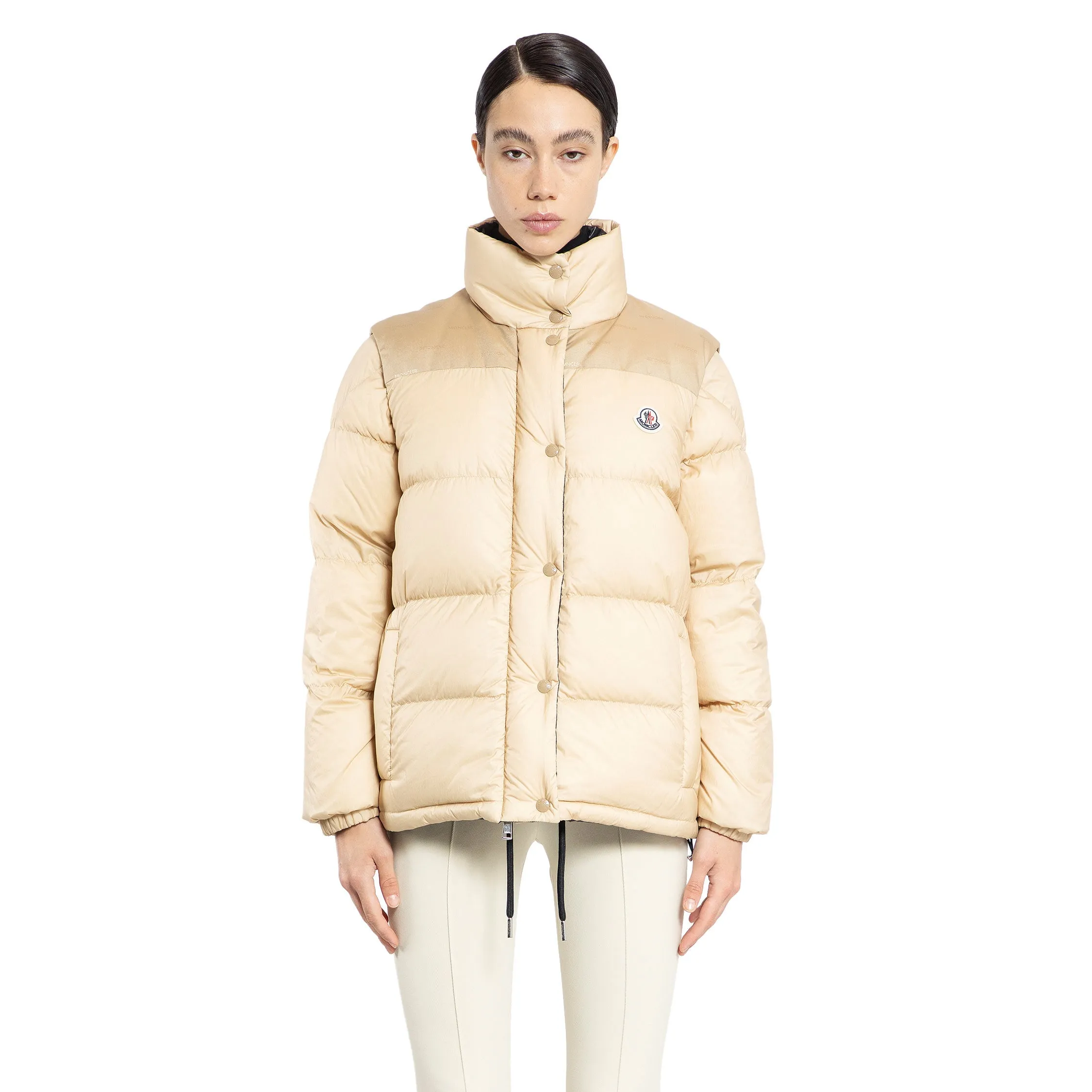 MONCLER WOMAN BEIGE JACKETS