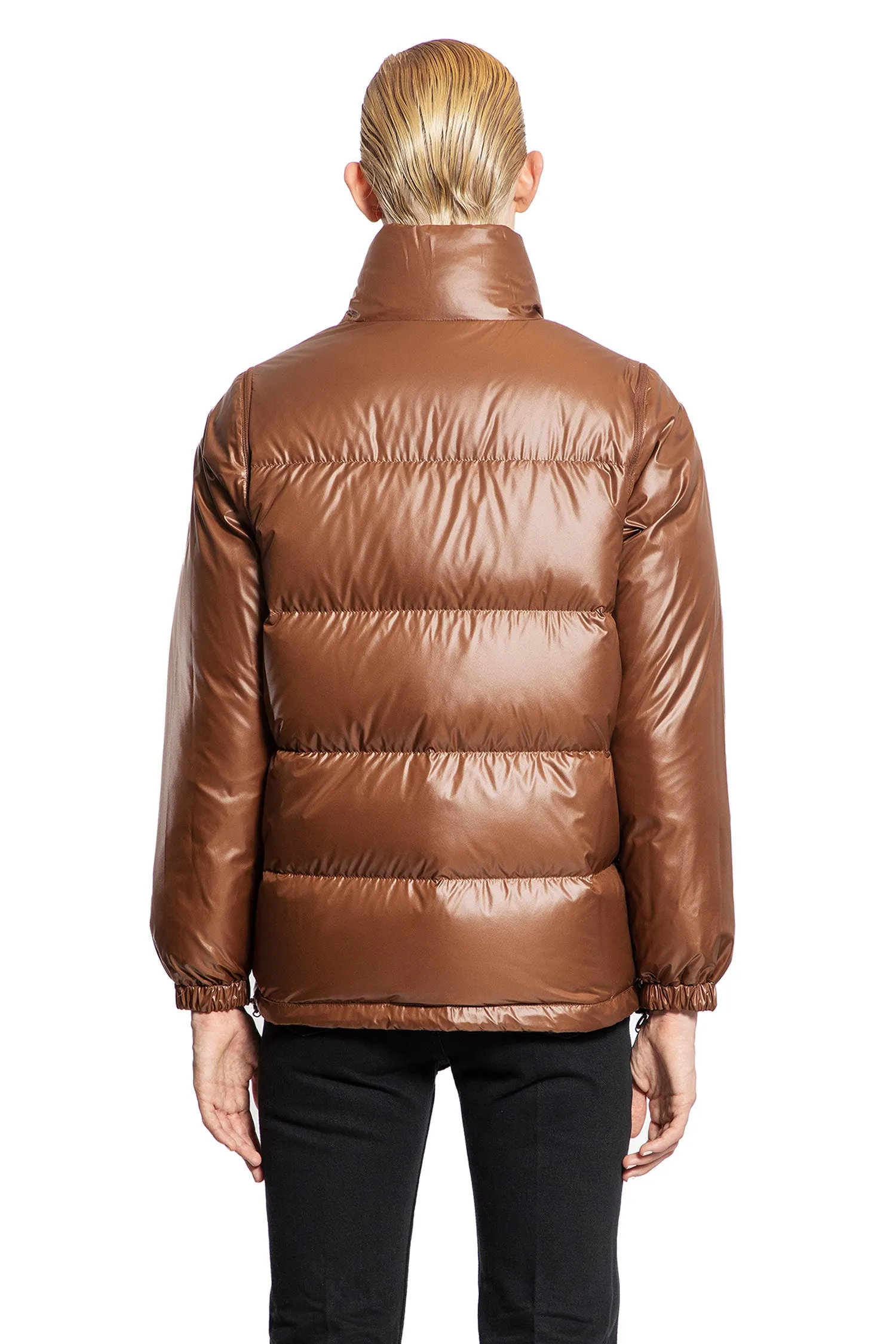 MONCLER WOMAN BLACK JACKETS