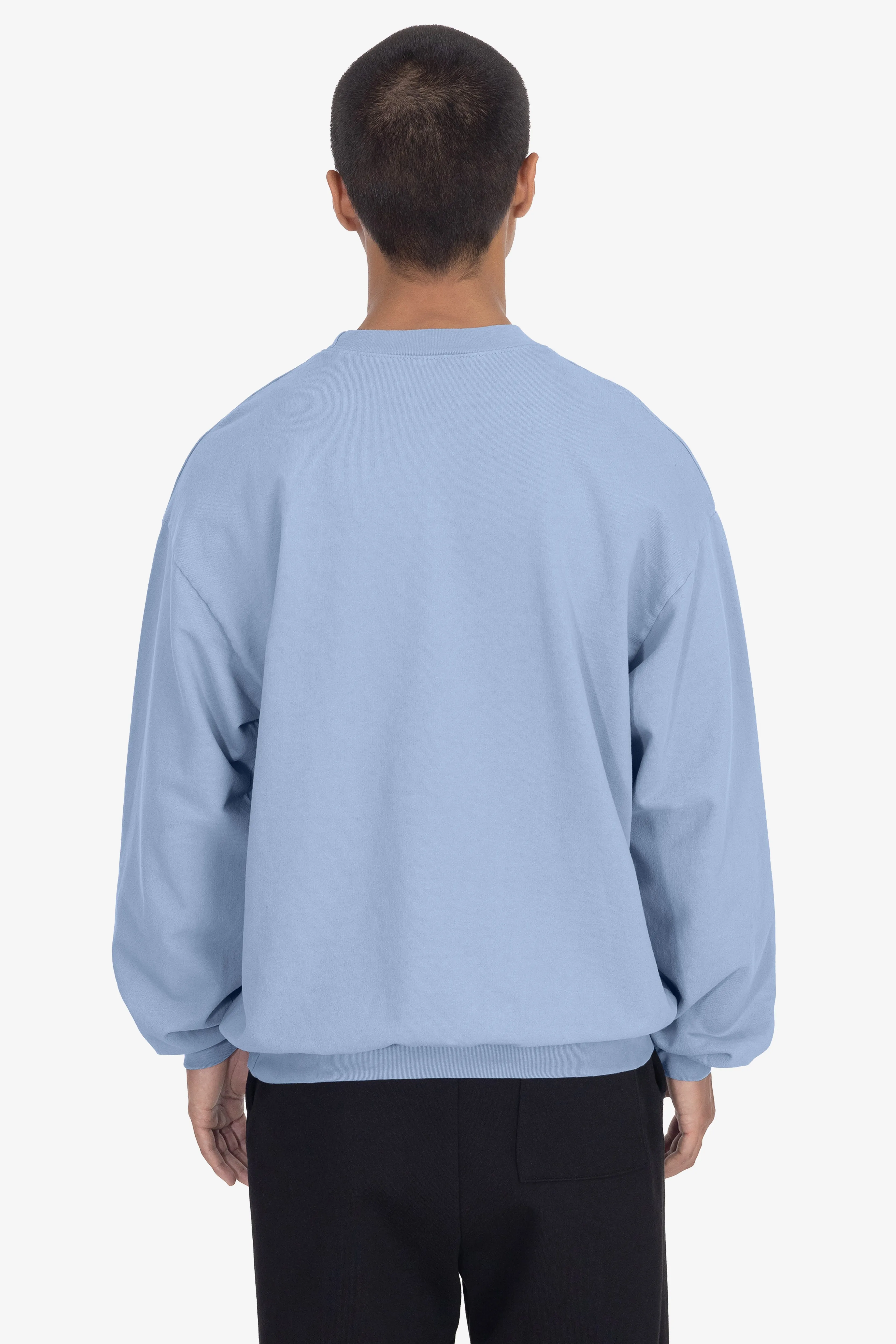 MWT07GD Unisex - Long Sleeve Garment Dye French Terry Pullover