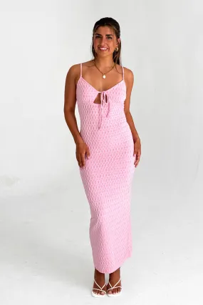 Never Settle Dress in Pink