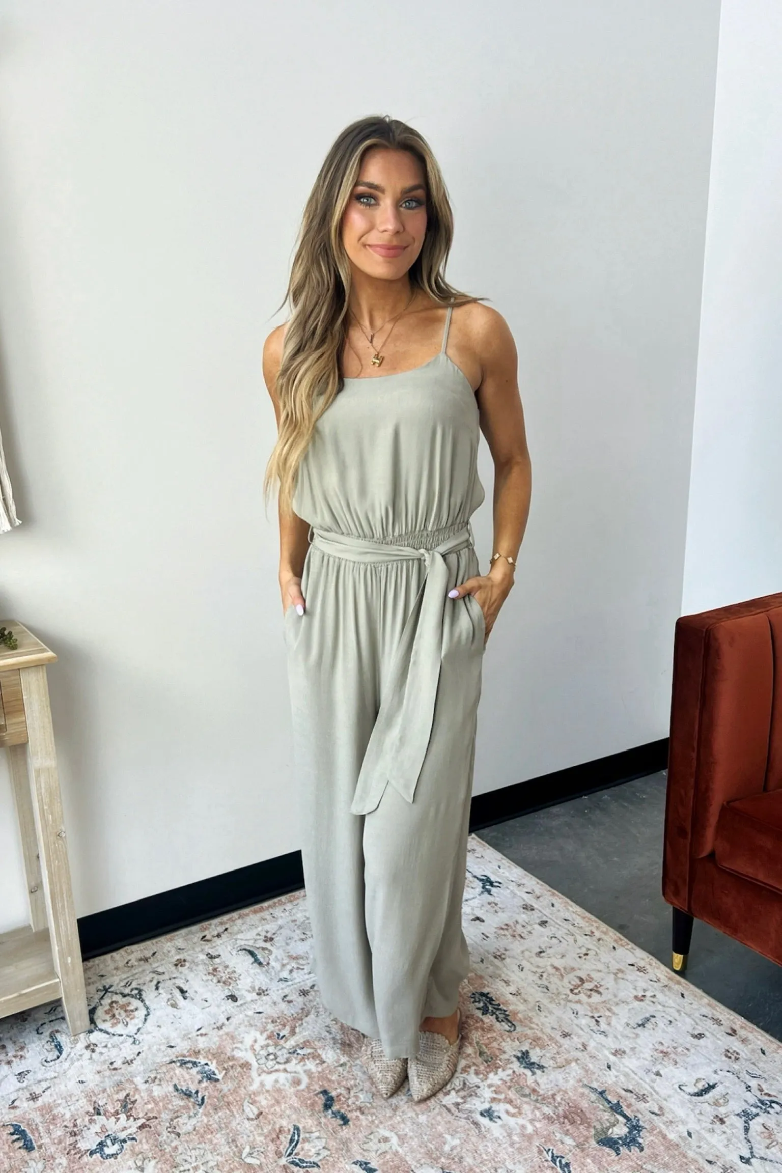 Olive Oasis Jumpsuit