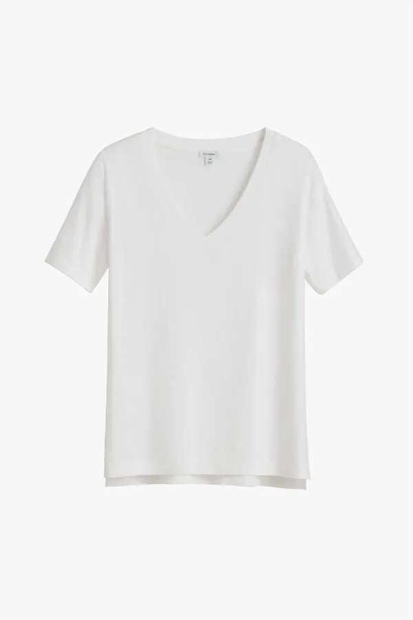 Pima V-Neck Tee