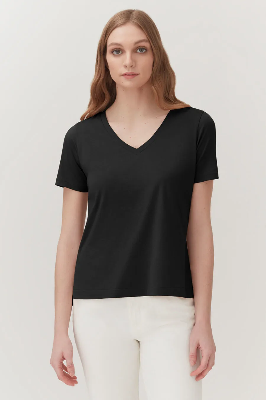 Pima V-Neck Tee