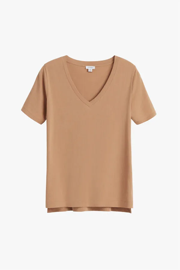 Pima V-Neck Tee