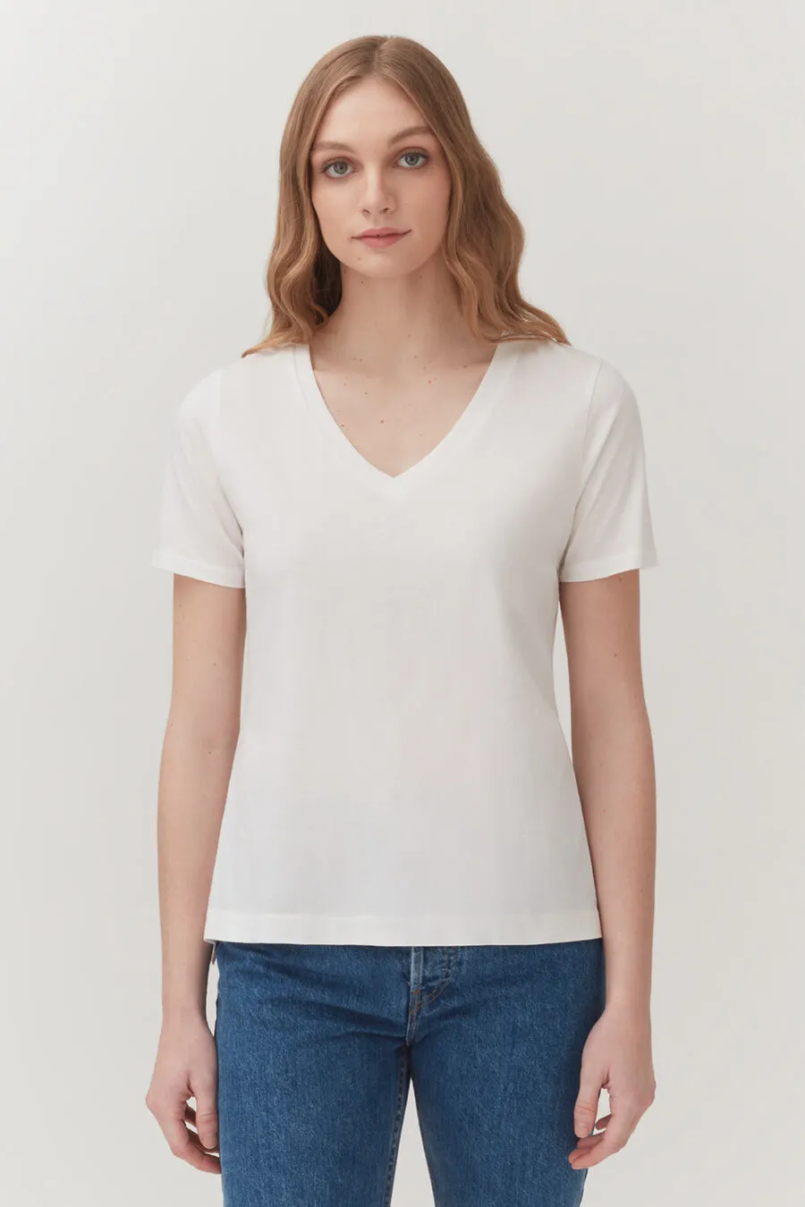 Pima V-Neck Tee