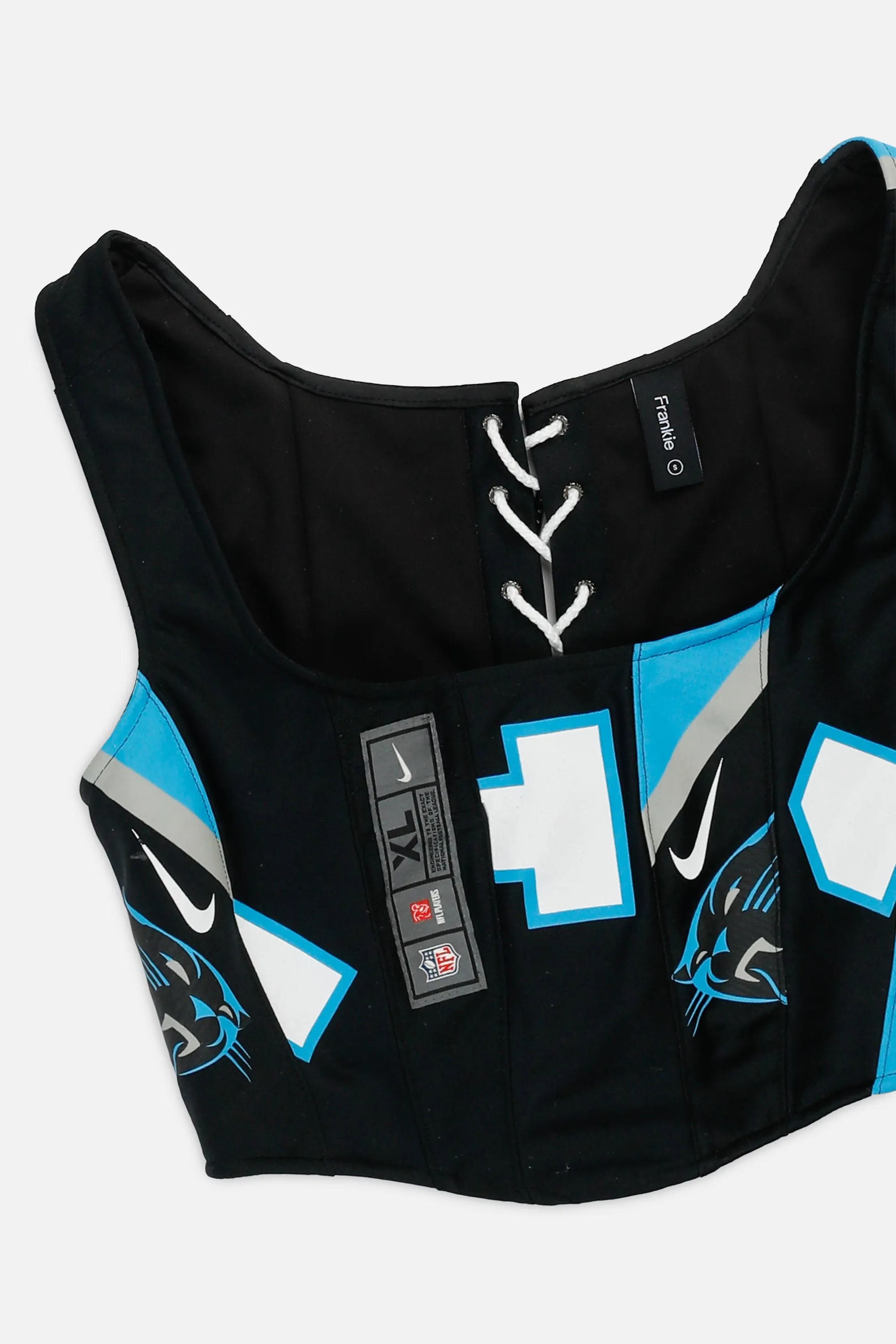 Rework Carolina Panthers NFL Corset - S