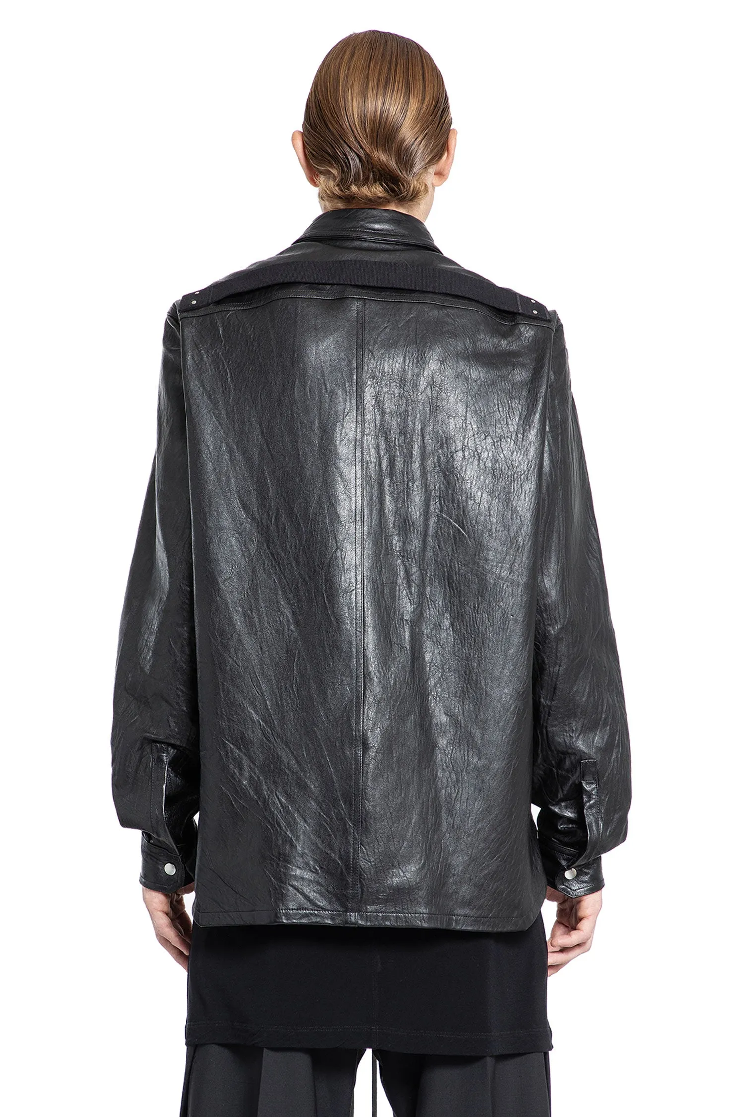 RICK OWENS MAN BLACK JACKETS