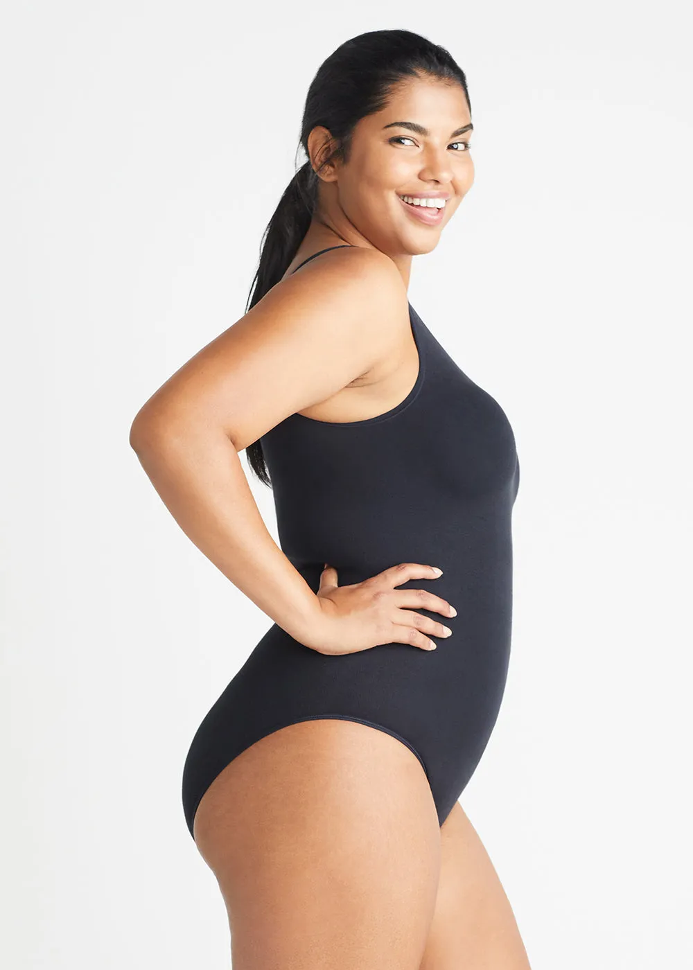 Ruby Shaping Full Back Bodysuit - Cotton Seamless