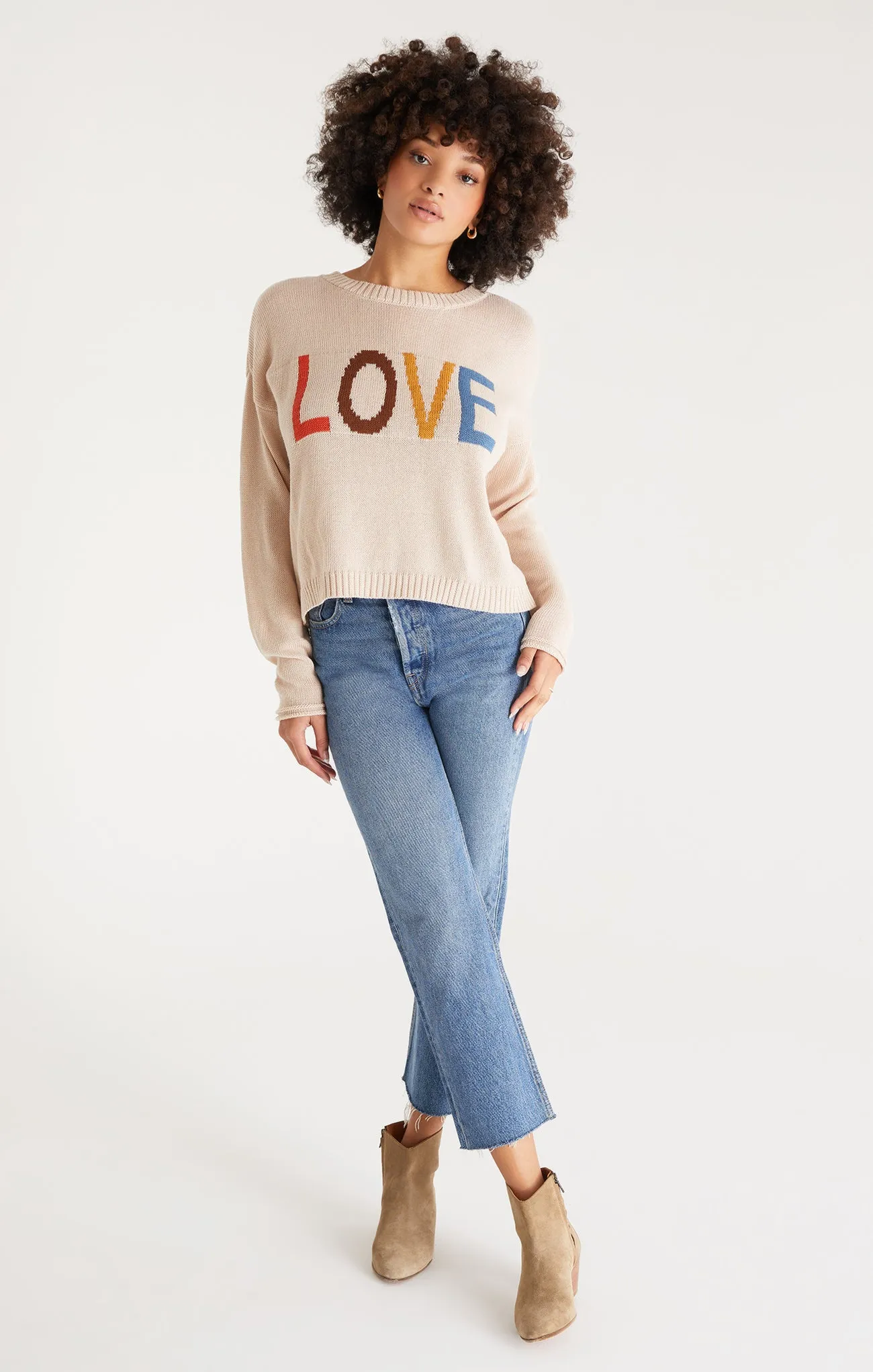 Sienna Love Sweater Ecru