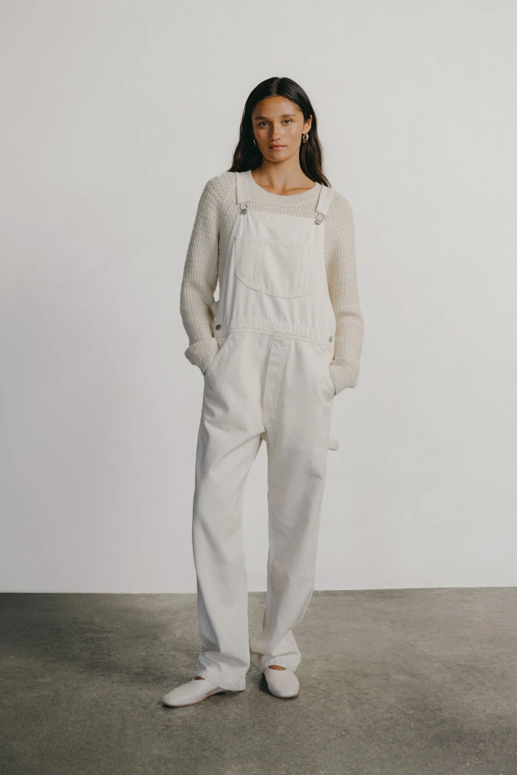 Standard Overalls, Tencel Bull Denim, Putty