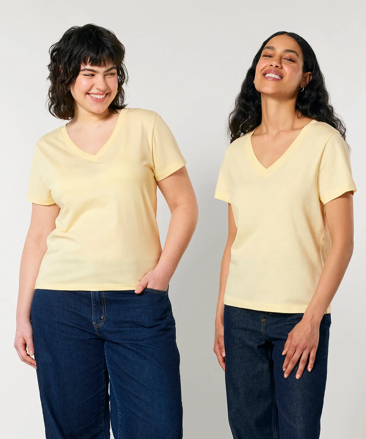 Stanley & Stella Women's Stella Isla Iconics 2.0 V-Neck Organic Cotton Tee {SX720}