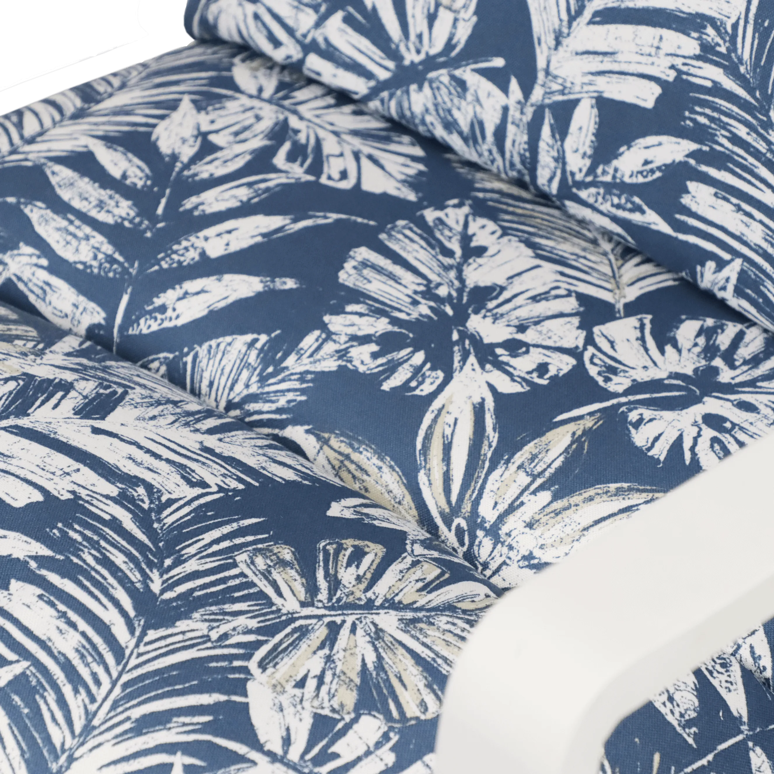 Tahiti Navy Escape High Back Outdoor Chair Cushion - 108x50x8cm