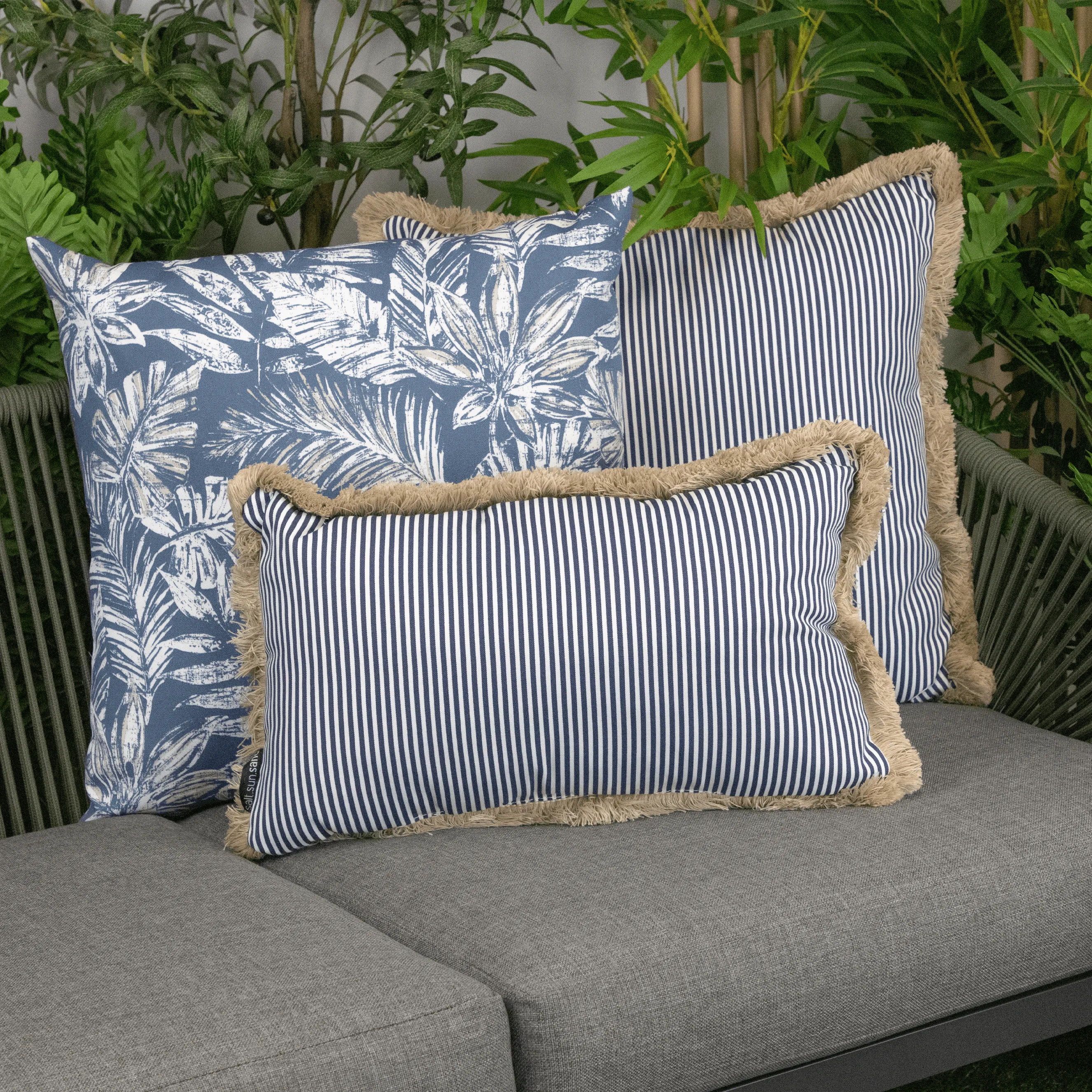 Tahiti Stylist Selection - Navy Stripe with Navy Escape