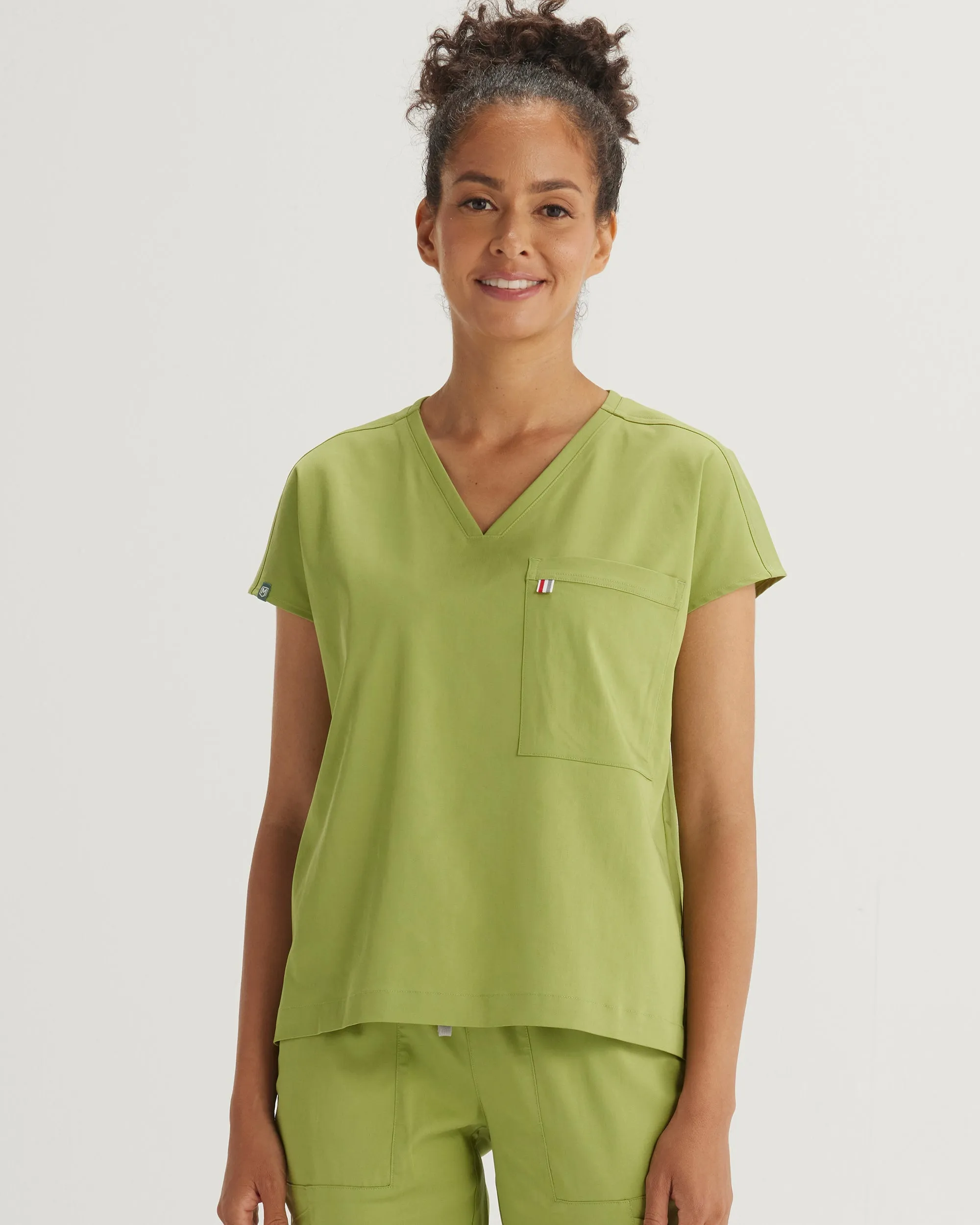 TENCEL™ Bell ‎ Relaxed Scrub Top