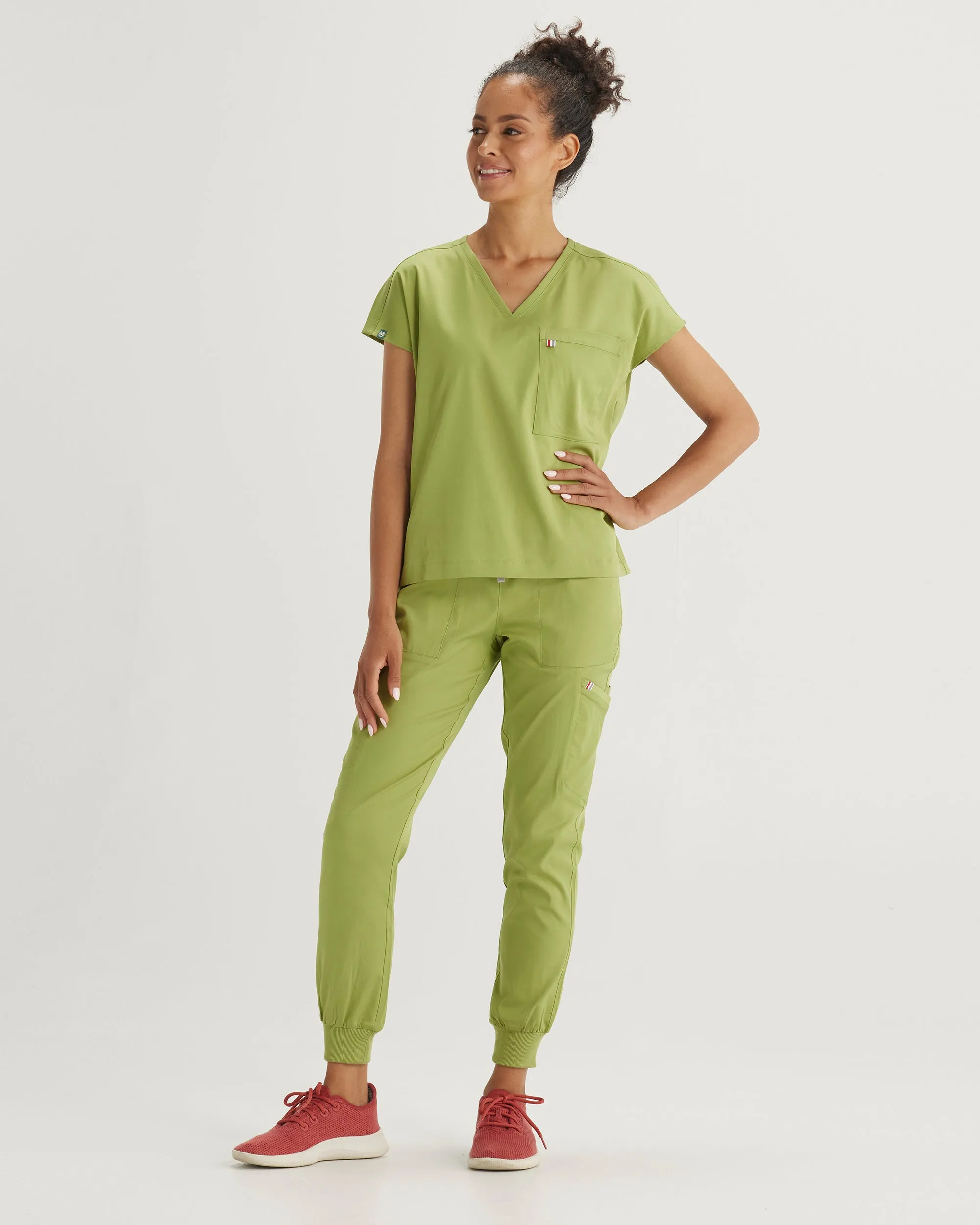 TENCEL™ Bell ‎ Relaxed Scrub Top