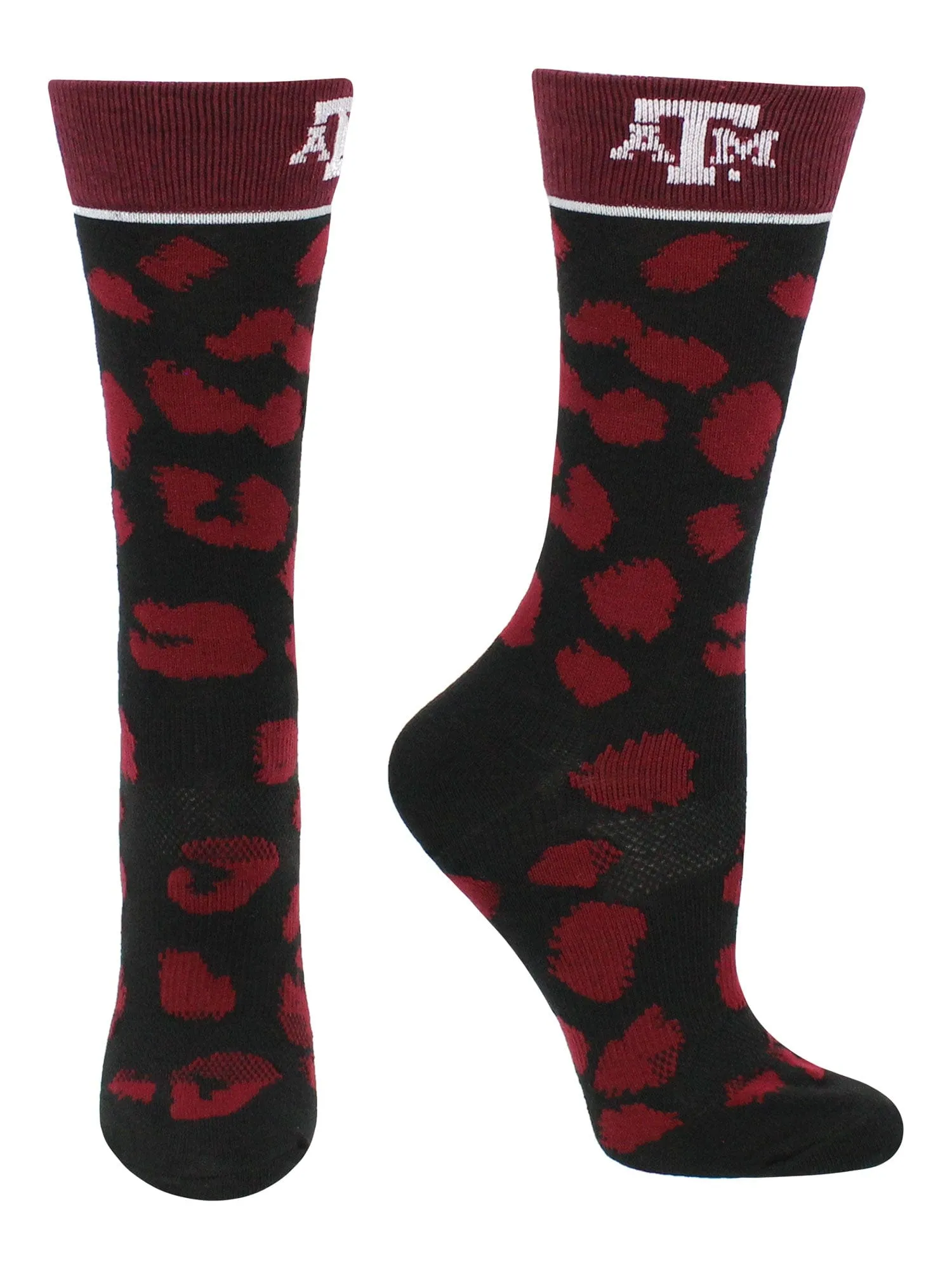 Texas A&M Aggies Socks Womens Savage Crew Socks