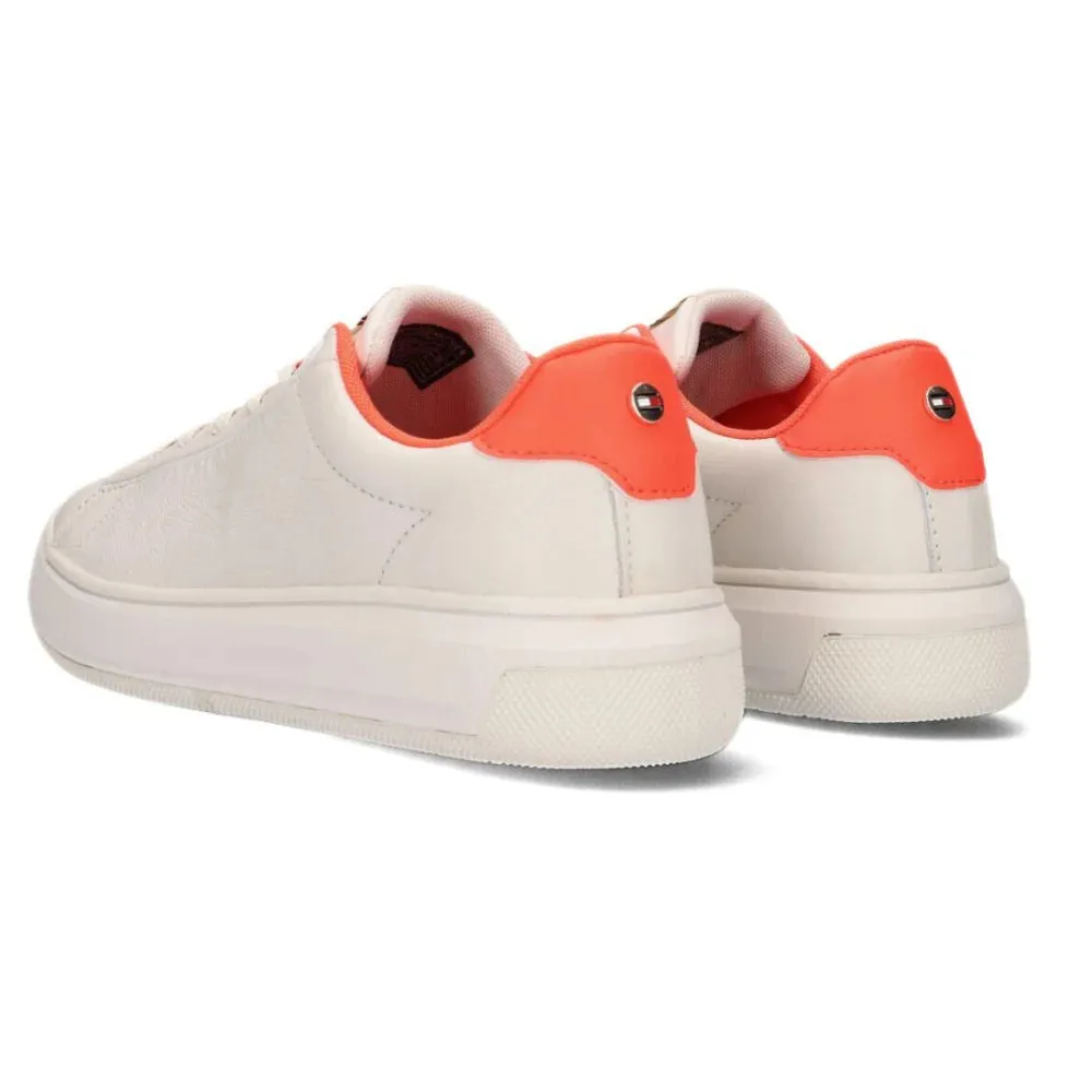 Tommy Hilfiger Low Top Leather Cupsole Trainers Women - BEG