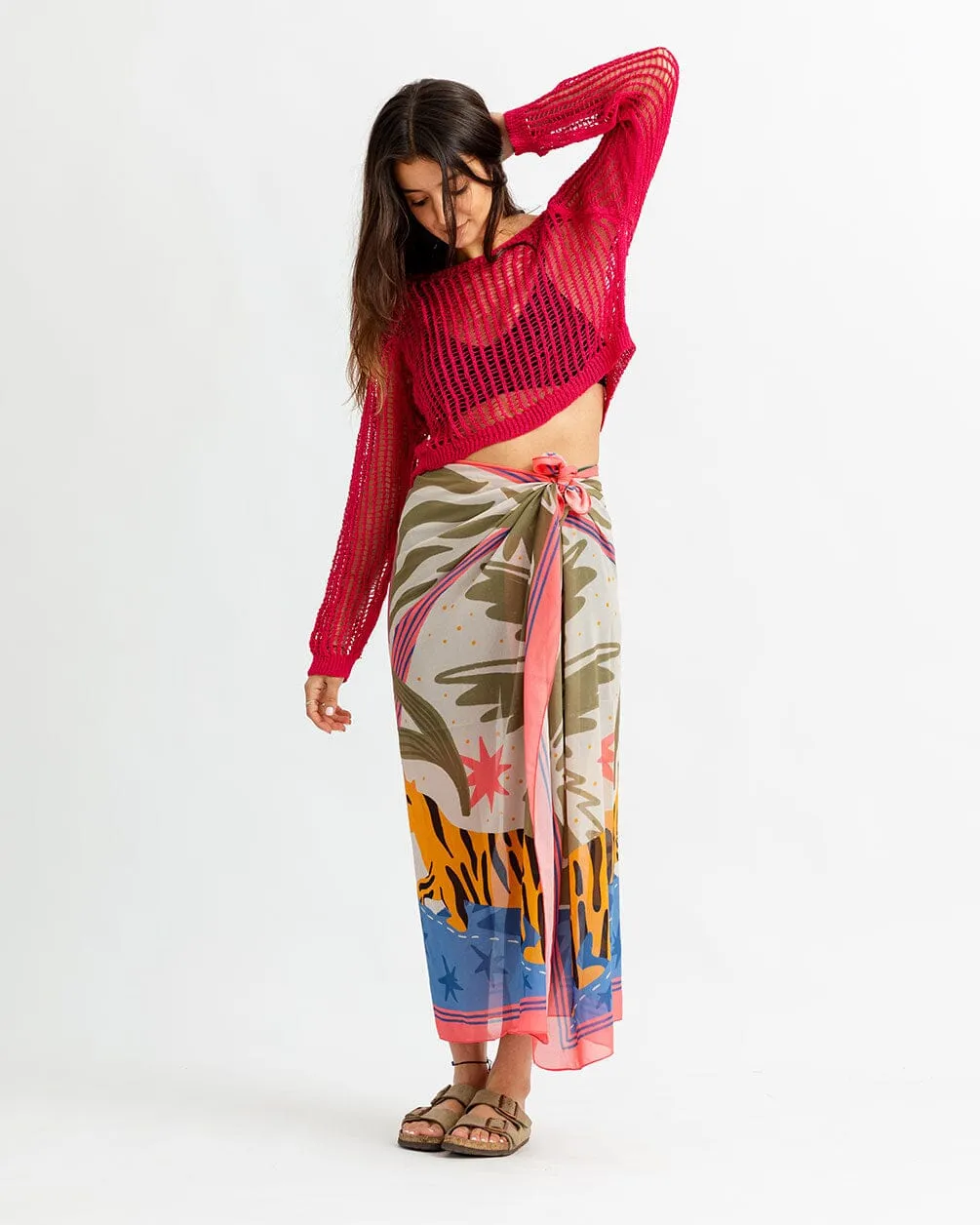 Tropical Jungle Maxi Flowy Wraps