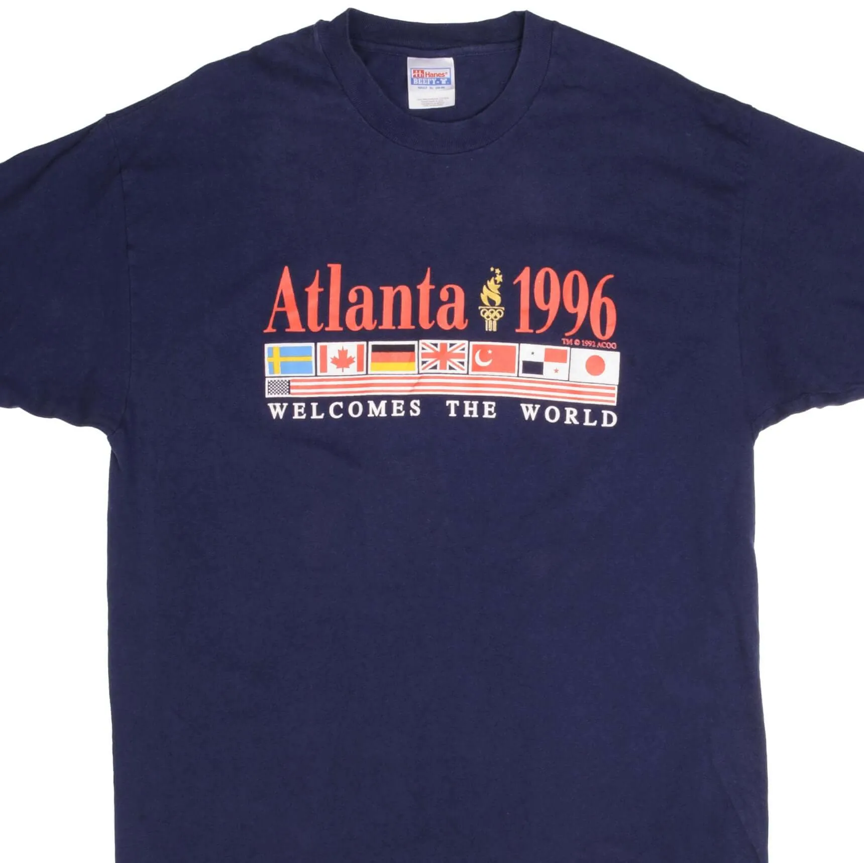 VINTAGE ATLANTA OLYMPICS 1996 TEE SHIRT SIZE LARGE