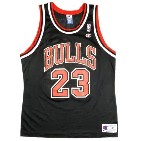 VINTAGE CHAMPION NBA CHICAGO BULLS JERSEY JORDAN LATE 1990s SIZE LARGE