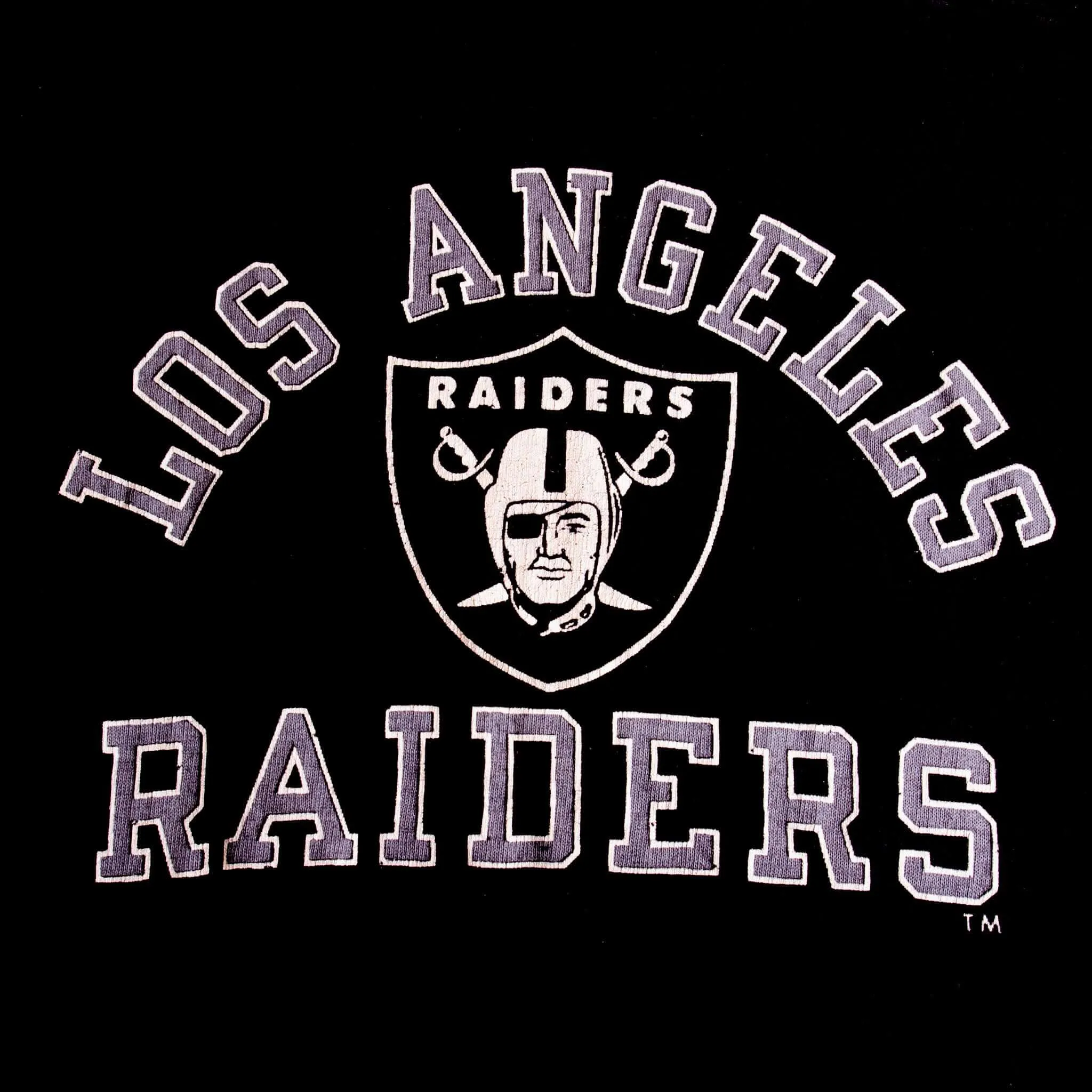 VINTAGE CHAMPION NFL LOS ANGELES RAIDERS TEE SHIRT 1980S MEDIUM MADE IN USA