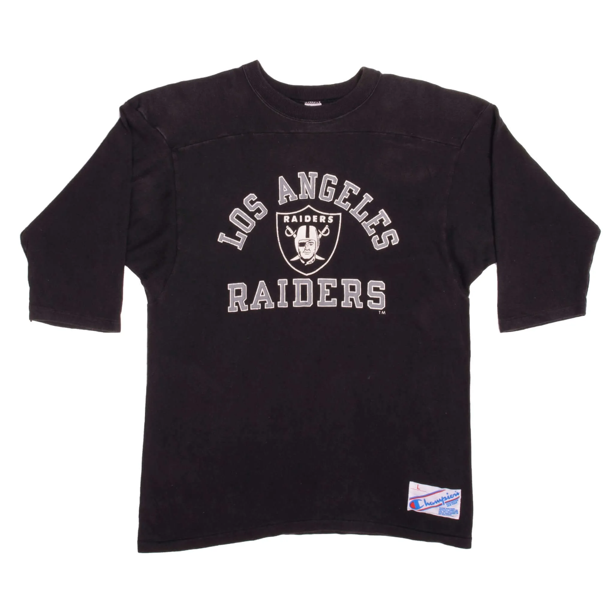 VINTAGE CHAMPION NFL LOS ANGELES RAIDERS TEE SHIRT 1980S MEDIUM MADE IN USA