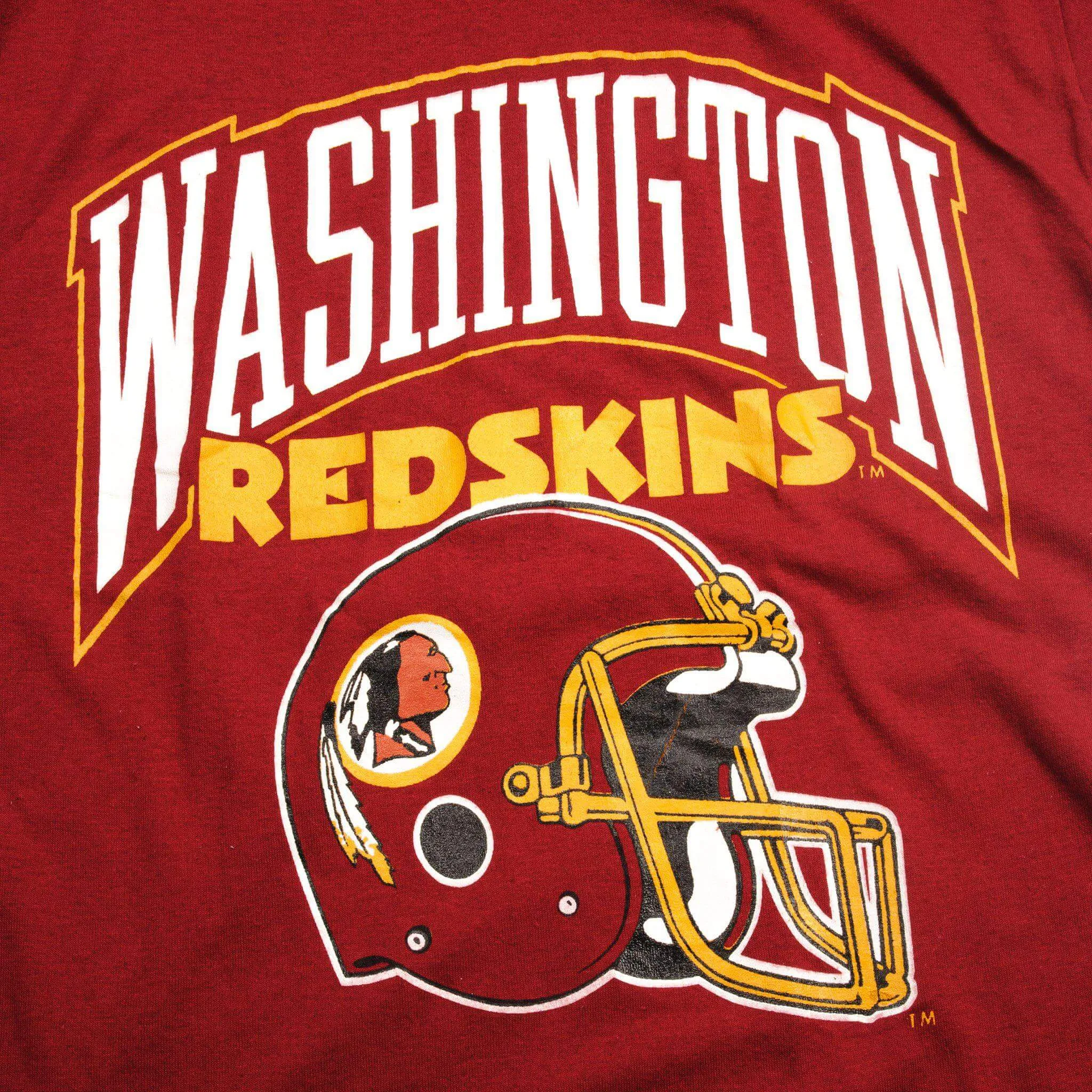 VINTAGE CHAMPION NFL WASHINGTON REDSKINS TEE SHIRT EARLY 1980S MEDIUM MADE USA