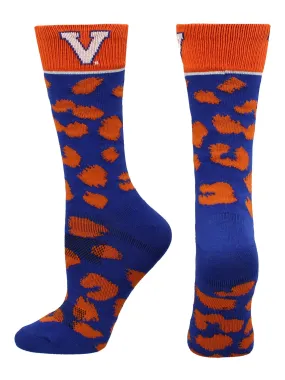 Virginia Cavaliers Socks Womens Savage Crew Socks