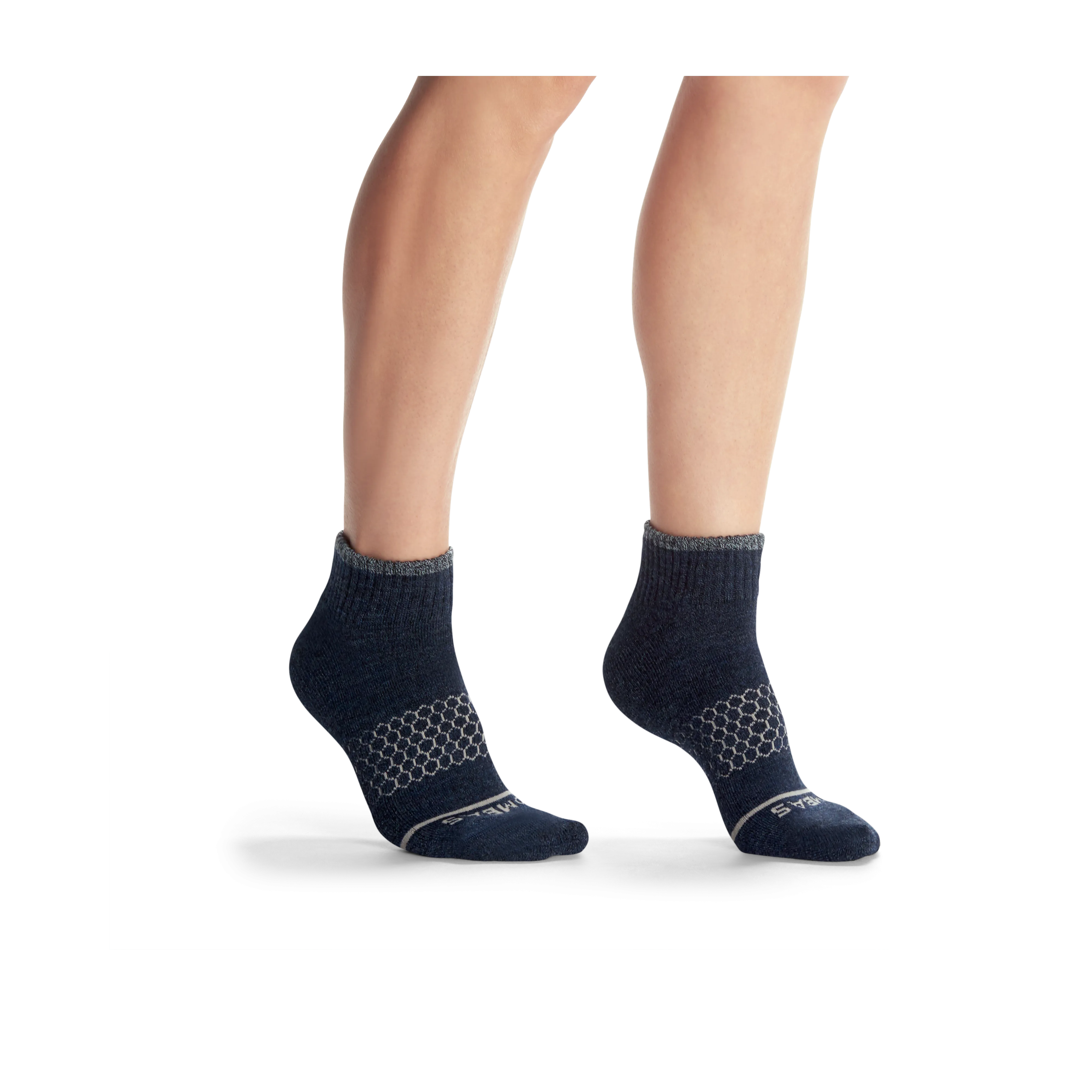 Women's Merino Wool Blend Quarter Socks