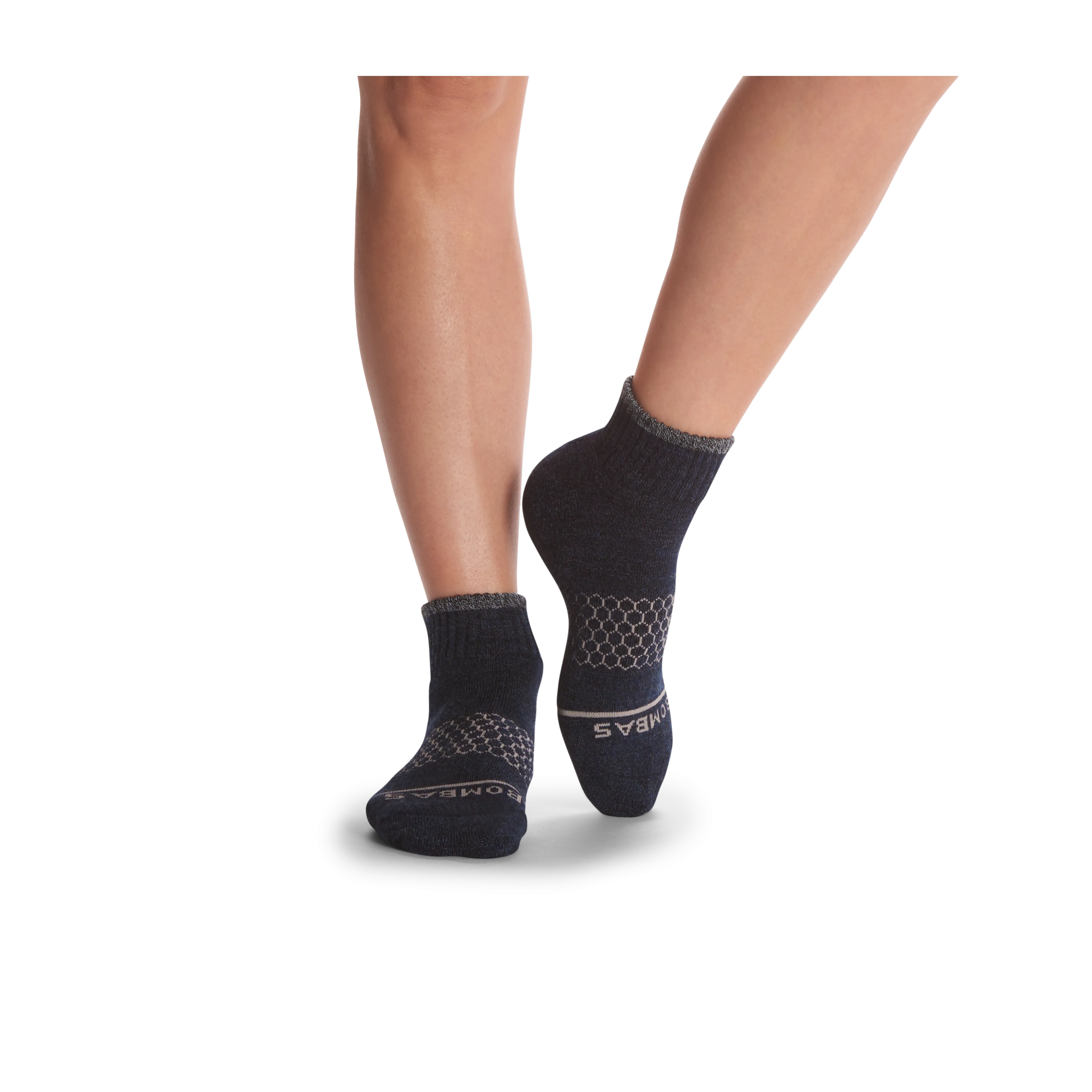 Women's Merino Wool Blend Quarter Socks