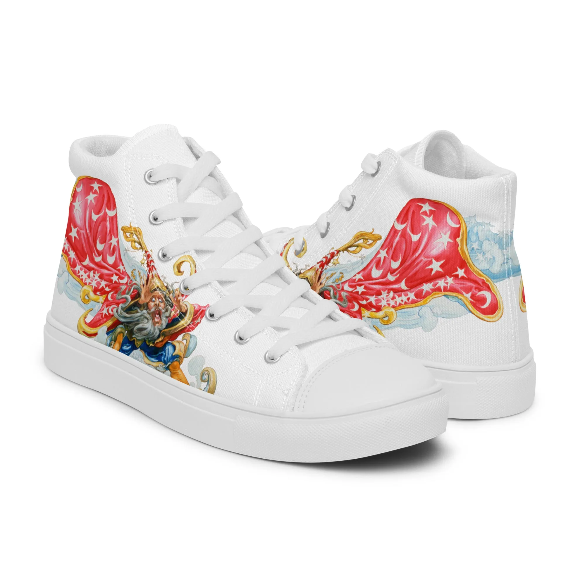 Women’s Rincewind Running High Top Canvas Shoes - Free Shipping *US SIZES SHOWN! USE CHART!